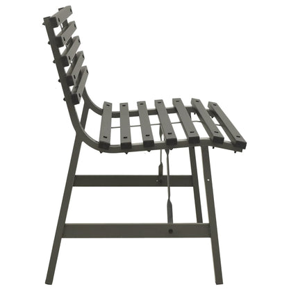 Tuinbank 110 Cm Staal Zwart