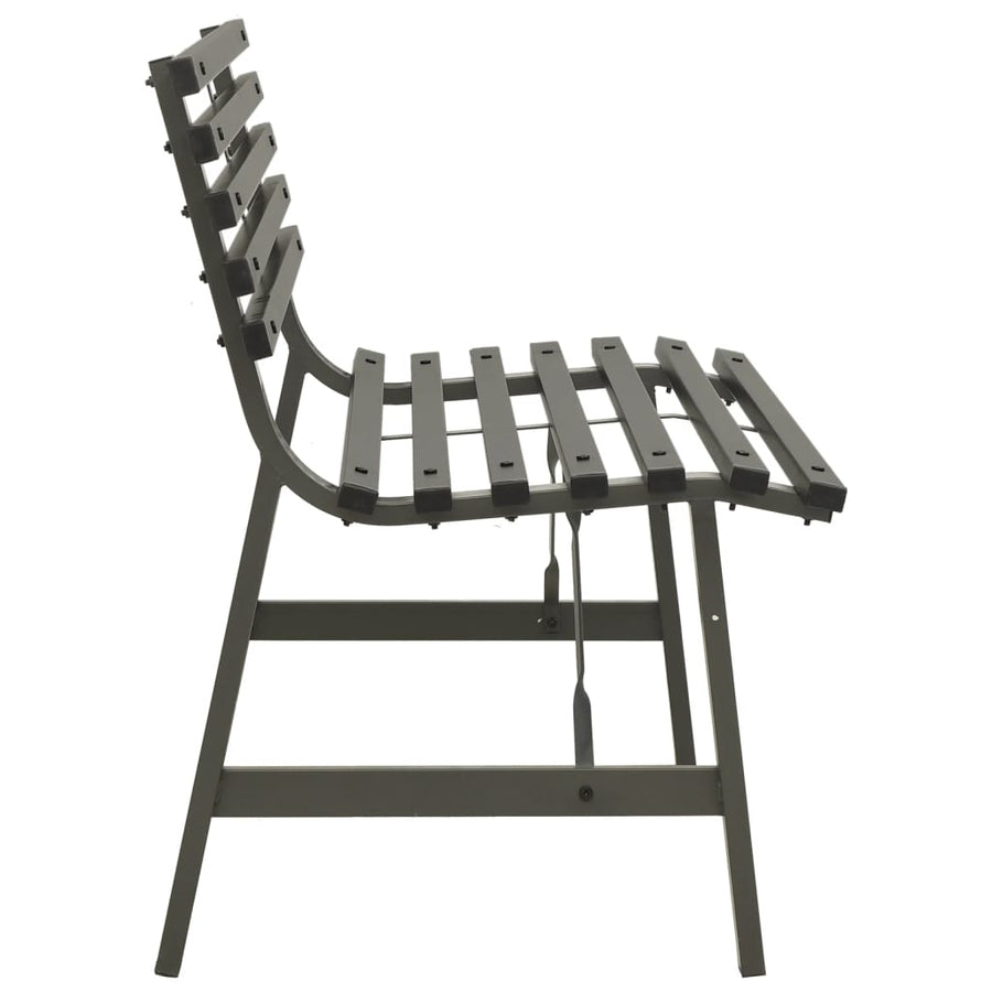 Tuinbank 110 Cm Staal Zwart