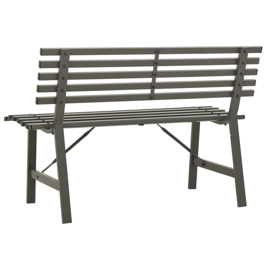 Tuinbank 110 Cm Staal Zwart