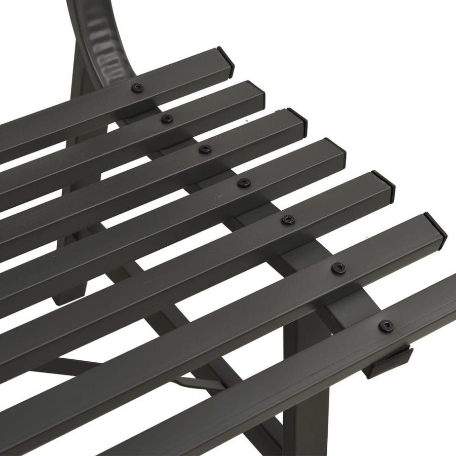 Tuinbank 110 Cm Staal Zwart