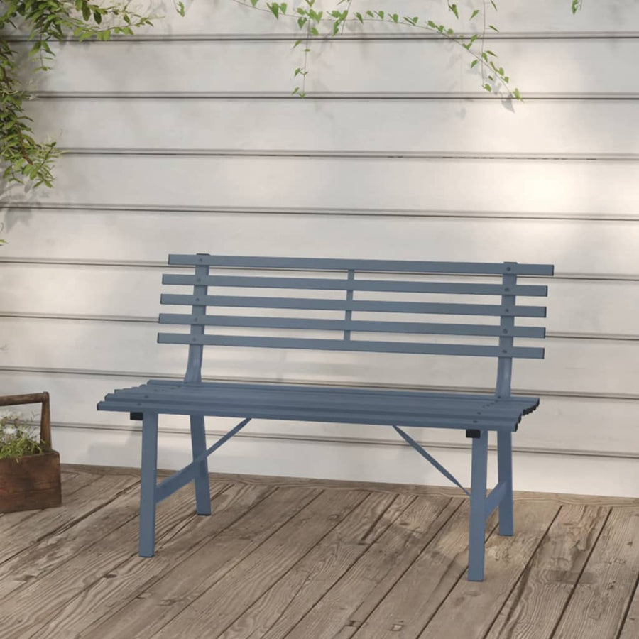 Tuinbank 110 Cm Staal Zwart