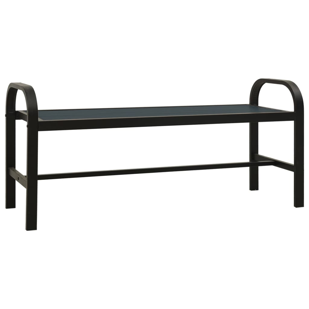 Tuinbank 24,5 Cm Staal En Hkc Zwart