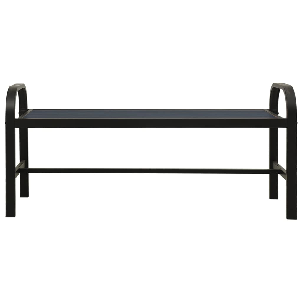 Tuinbank 24,5 Cm Staal En Hkc Zwart