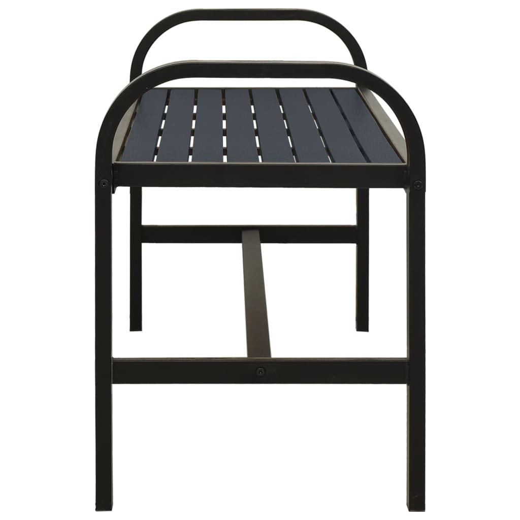 Tuinbank 24,5 Cm Staal En Hkc Zwart