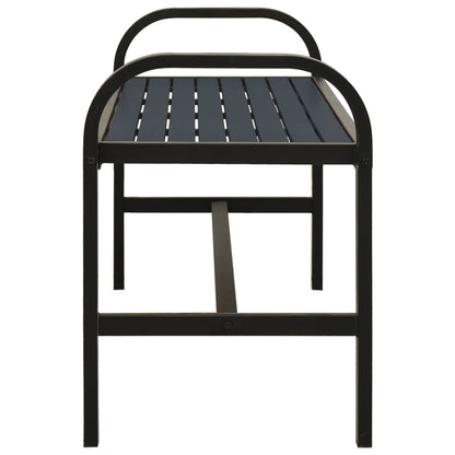 Tuinbank 24,5 Cm Staal En Hkc Zwart