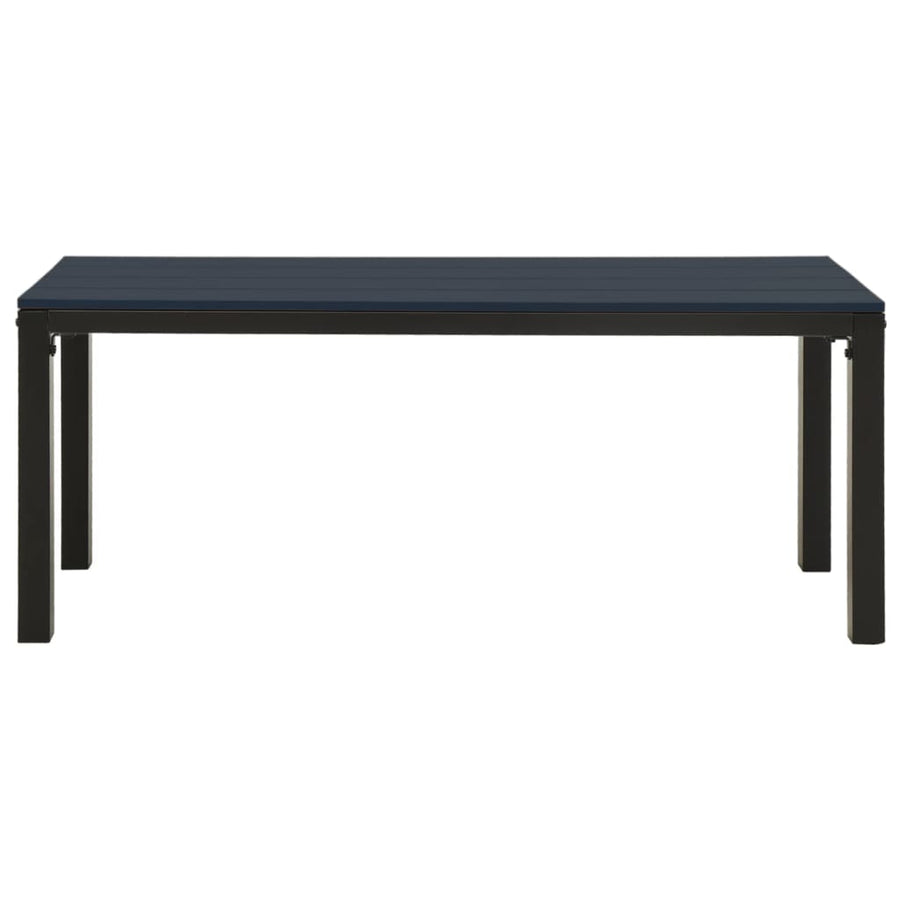 Tuinbank 110 Cm Staal En Hkc Zwart