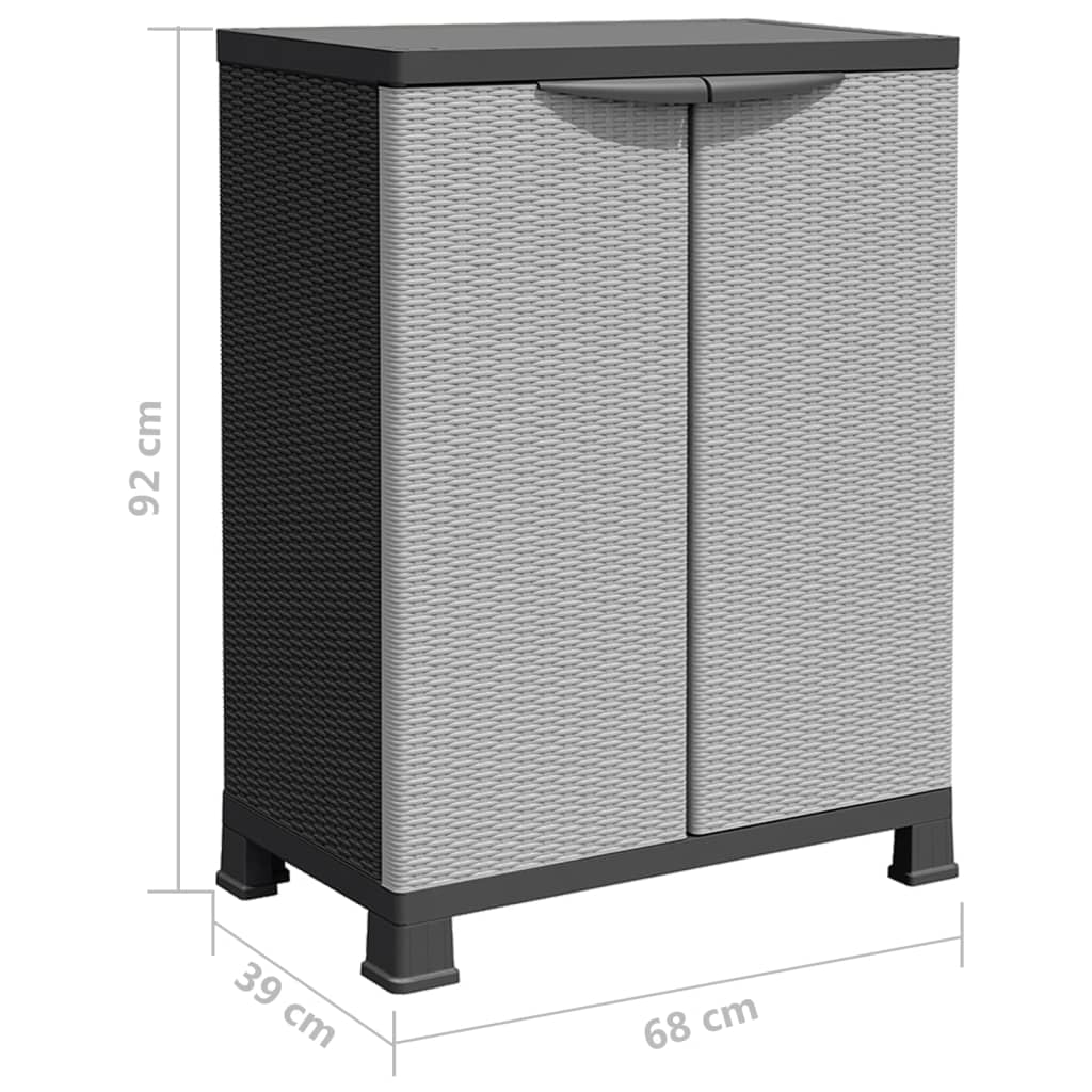 Opbergkast Rattan Ontwerp 68 x 39 x 92 cm