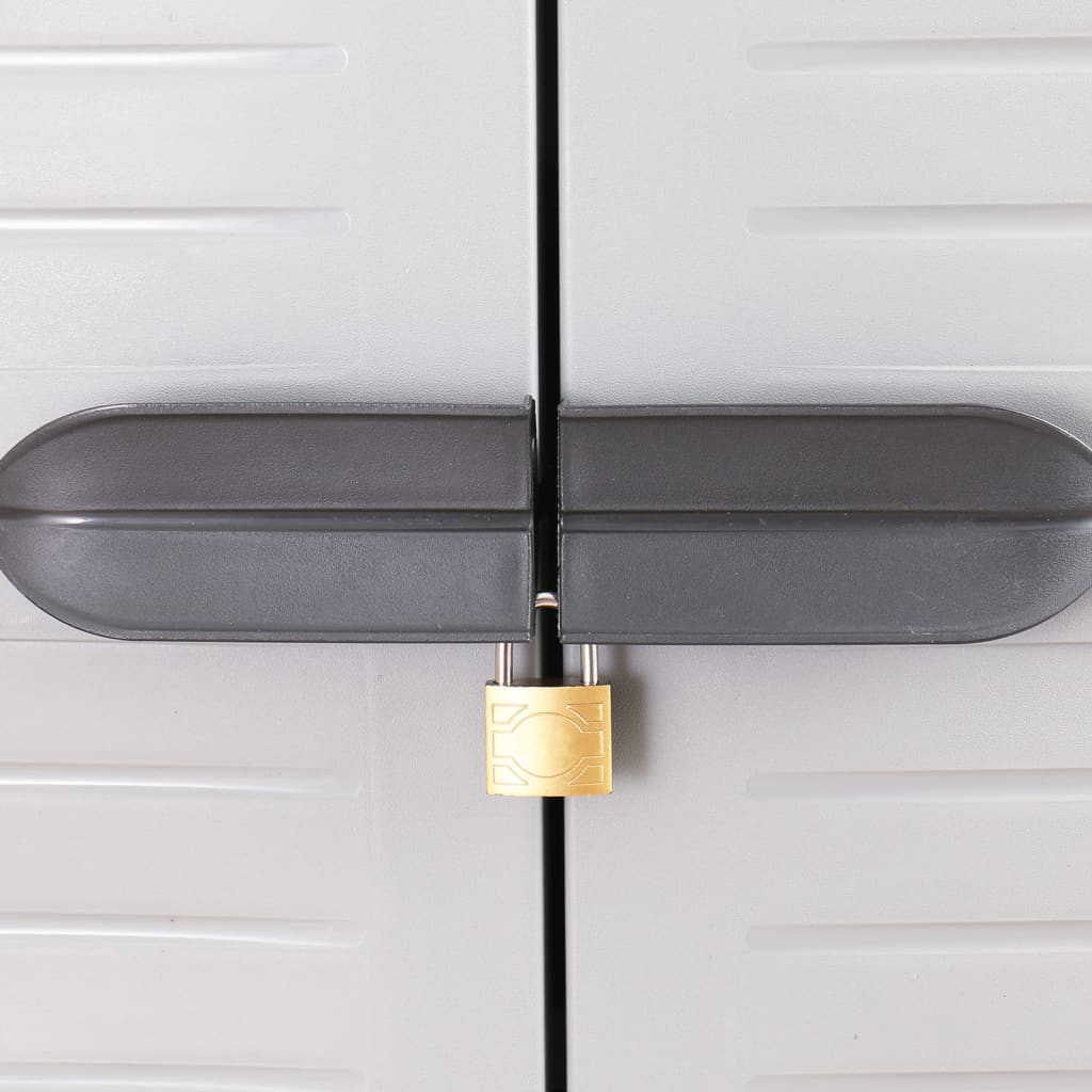 Opbergkast 65x45x181 cm kunststof 65 x 45 x 181 cm