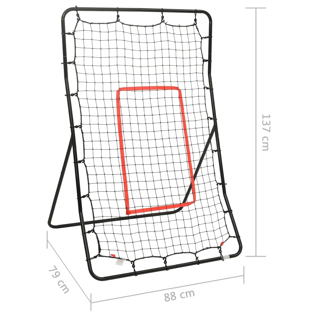 Softbal Rebounder 88X79X137 Cm Staal