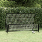 Voetbalrebounder/voetbaldoel 2-in-1 202x104x120 cm staal