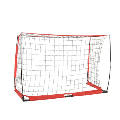Voetbaldoel 84X9X24,5 Cm Staal 184 x 91 x 124.5 cm