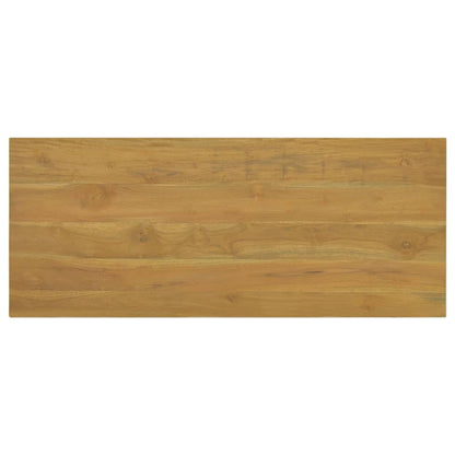 Badkamerwandkast 110x45x30 cm massief teakhout