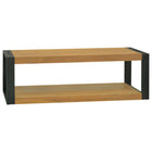 Badkamerwandkast massief teakhout 110x45x35 cm