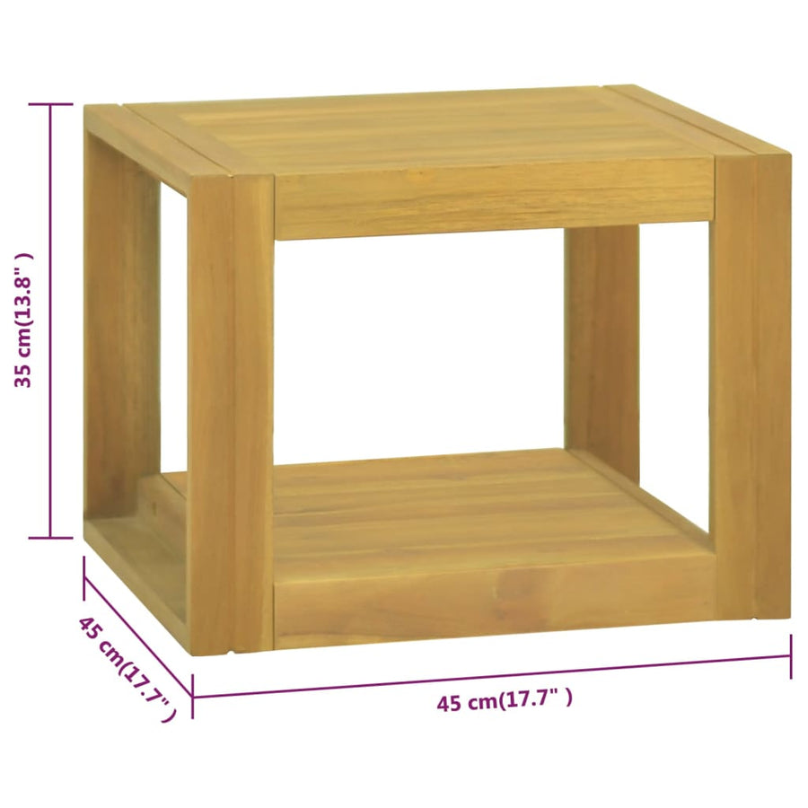 Badkamerwandkast 45X45X35 Cm Massief Teakhout
