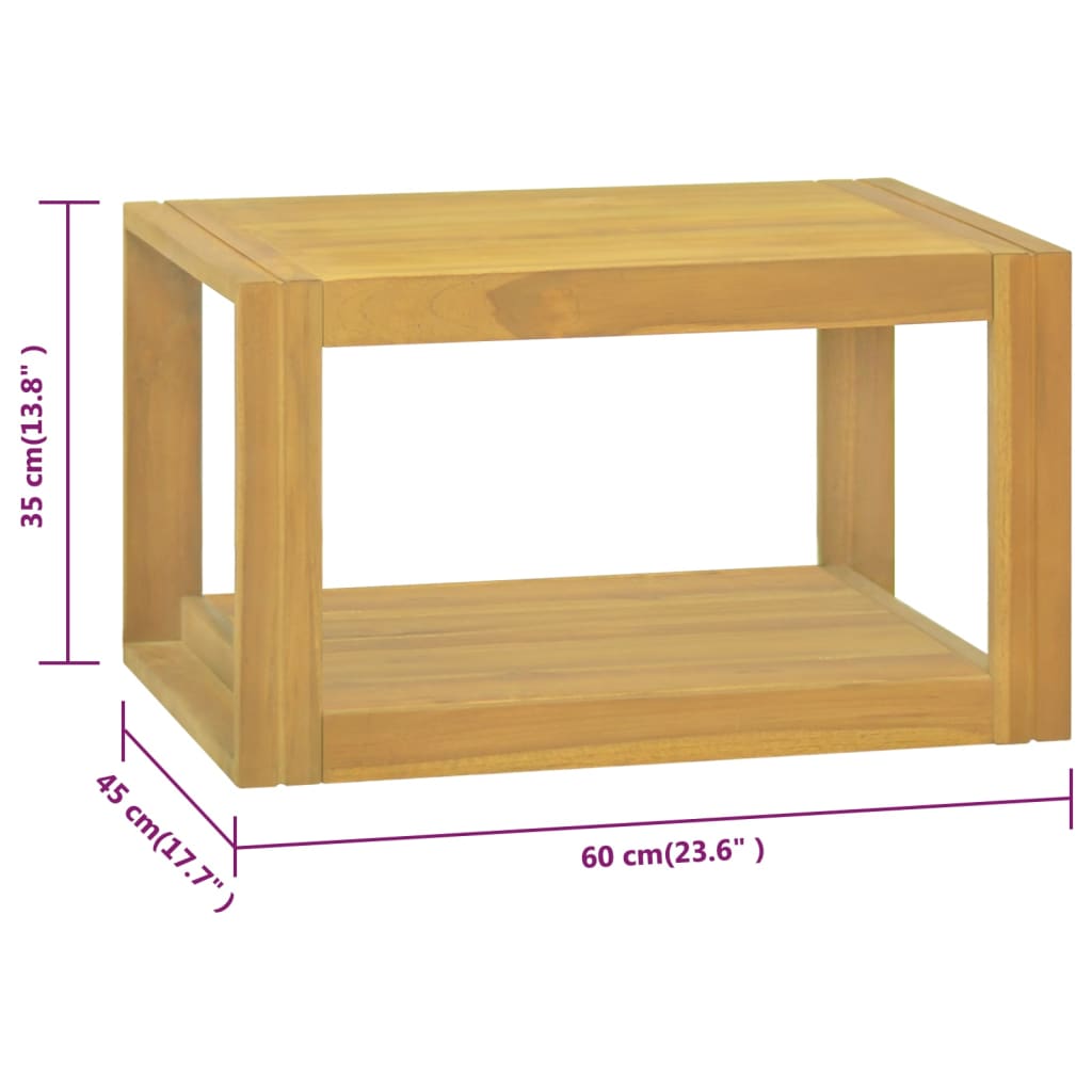 Badkamerwandkast 60X45X35 Cm Massief Teakhout