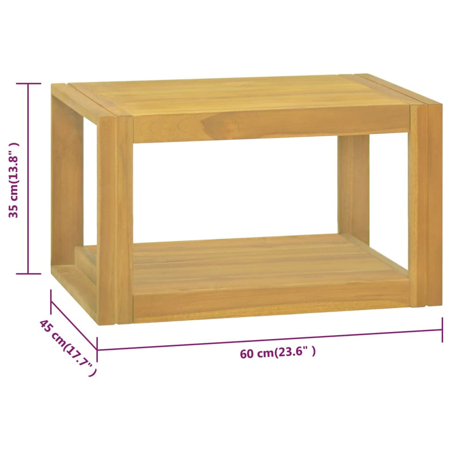 Badkamerwandkast 60X45X35 Cm Massief Teakhout
