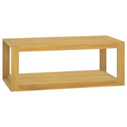 Badkamerwandkast massief teakhout 90x45x35 cm