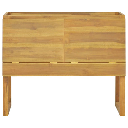 Badkamerkast 90X45X75 Cm Massief Teakhout