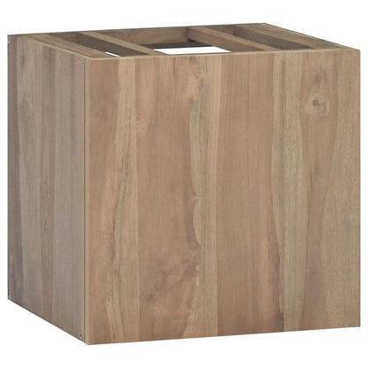 Badkamerwandkast 46X25,5X40 Cm Massief Teakhout 46 x 25.5 x 40 cm