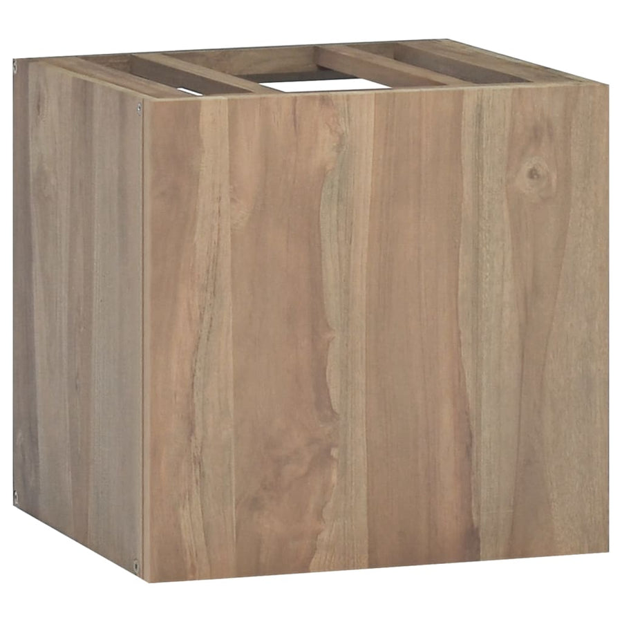 Badkamerwandkast 46X25,5X40 Cm Massief Teakhout 46 x 25.5 x 40 cm
