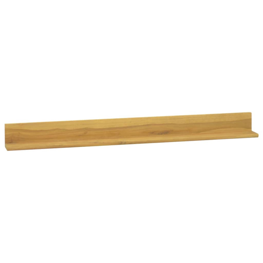 Wandschappen 2 St 110X10X10 Cm Massief Teakhout