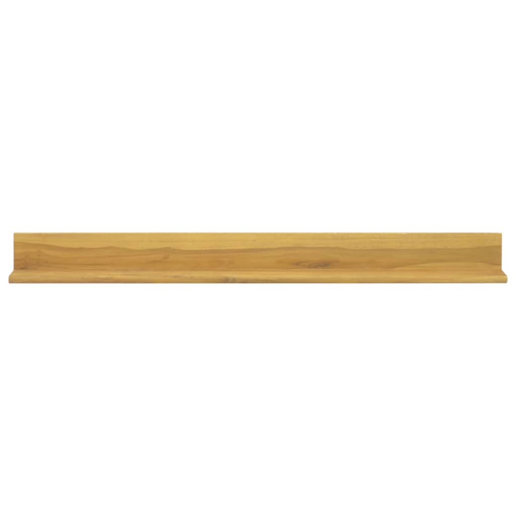Wandschappen 2 St 110X10X10 Cm Massief Teakhout