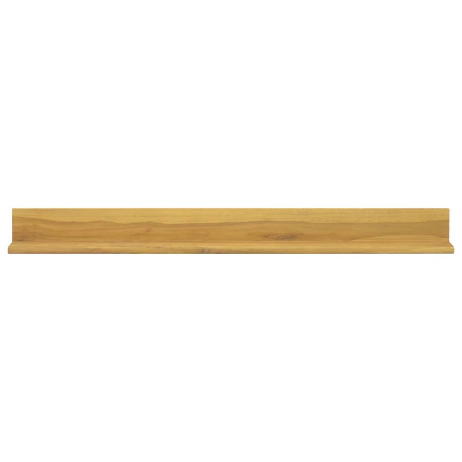 Wandschappen 2 St 110X10X10 Cm Massief Teakhout