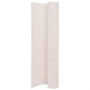 Garden fence double-sided 110x300 cm white