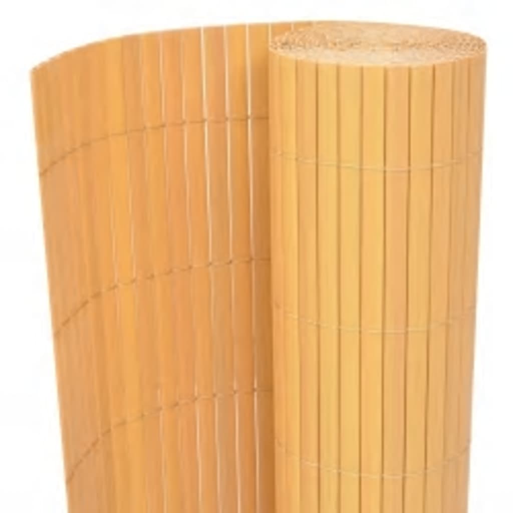 Tuinafscheiding dubbelzijdig 110x300 cm geel 110 x 300 cm Geel