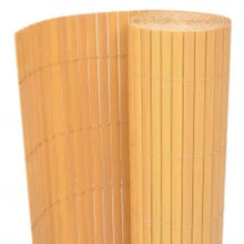 Tuinafscheiding dubbelzijdig 110x300 cm geel 110 x 300 cm Geel