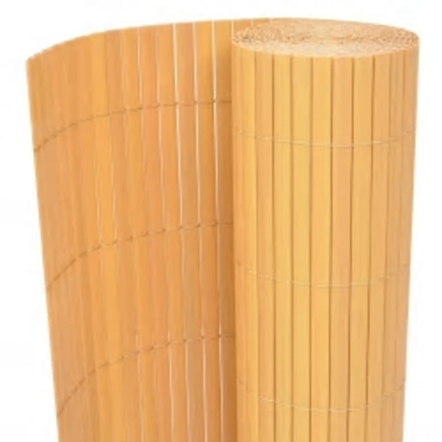 Tuinafscheiding dubbelzijdig 110x300 cm geel 110 x 300 cm Geel