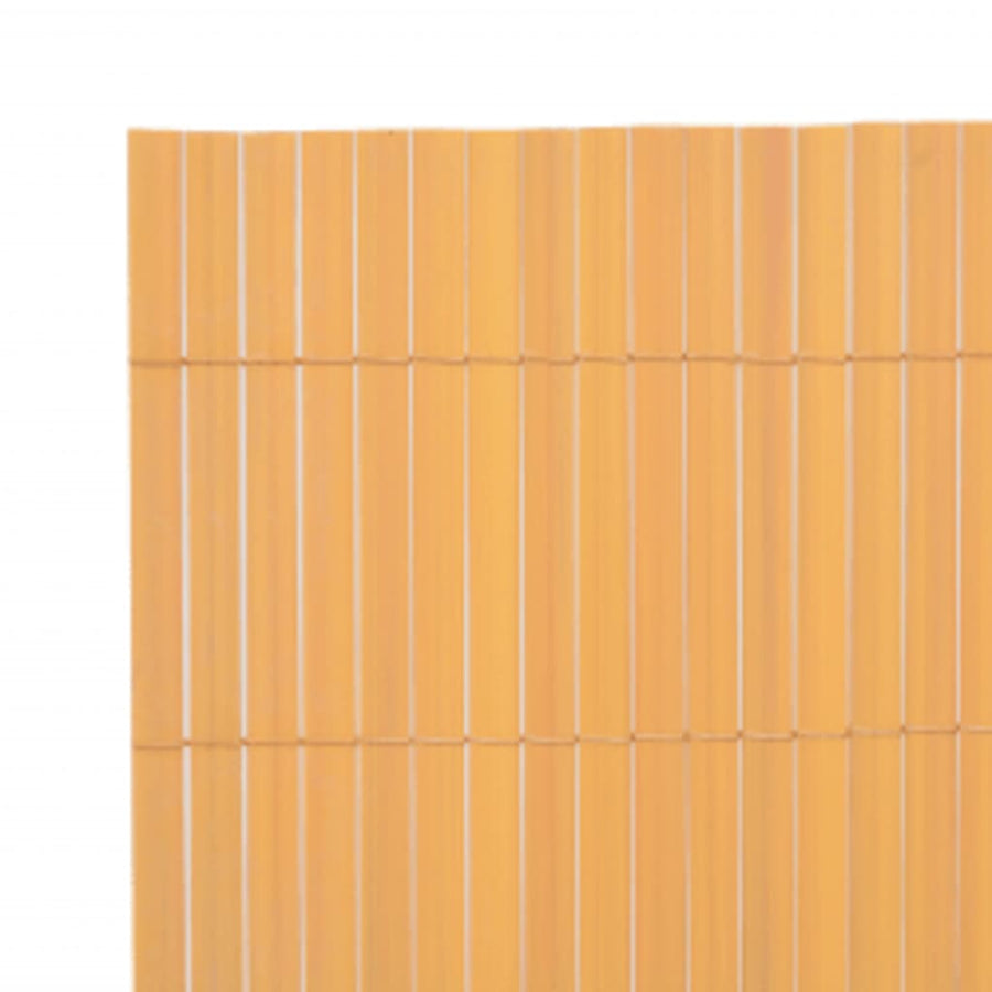 Tuinafscheiding dubbelzijdig 110x300 cm geel 110 x 300 cm Geel