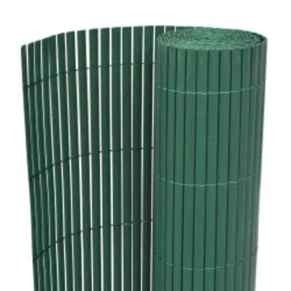 Tuinafscheiding dubbelzijdig 110x400 cm groen 110 x 400 cm Groen
