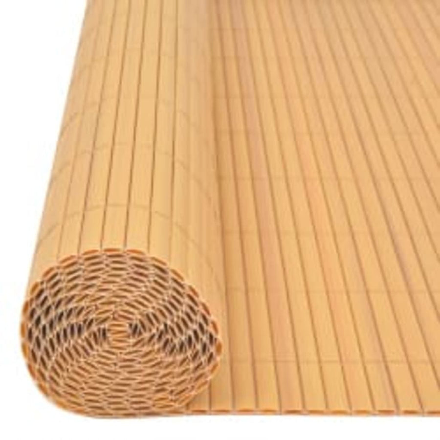 Tuinafscheiding dubbelzijdig 110x400 cm geel 110 x400 cm Geel