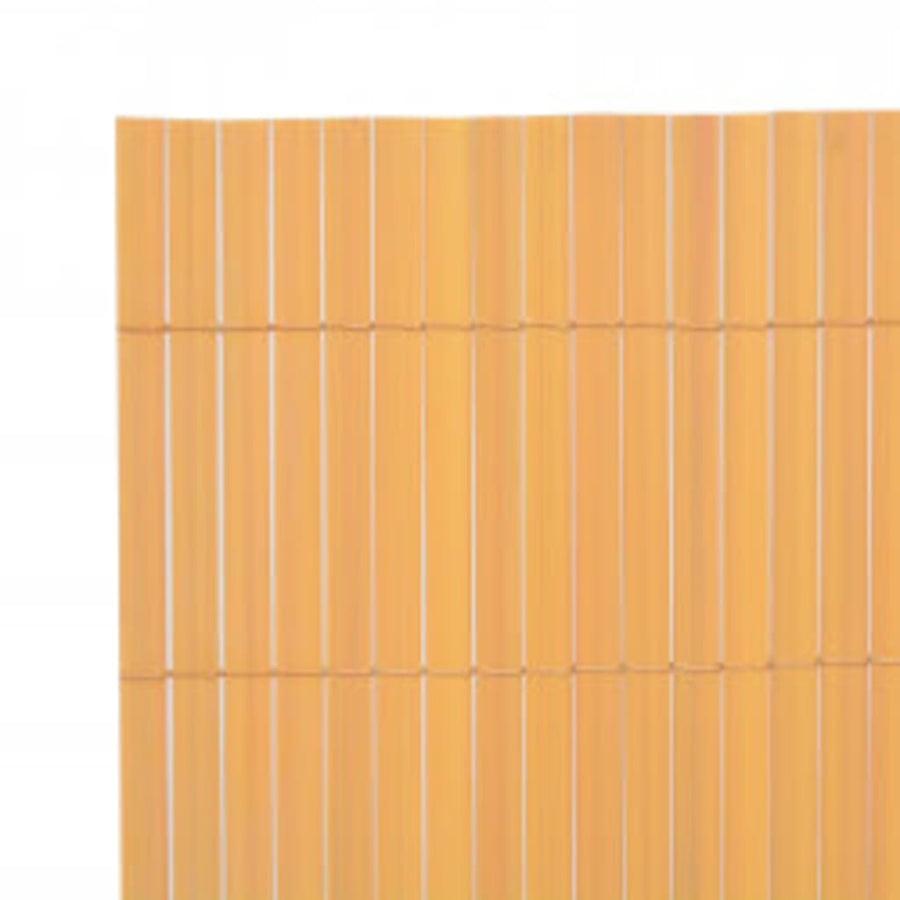 Tuinafscheiding dubbelzijdig 110x400 cm geel 110 x400 cm Geel