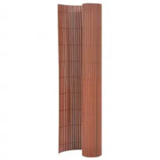 Tuinafscheiding PVC 110x400 cm bruin