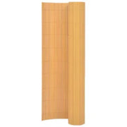 Tuinafscheiding 110x500 cm geel PVC