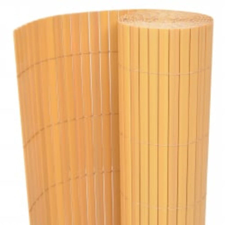 Tuinafscheiding dubbelzijdig 110x500 cm geel 110 x 500 cm Geel