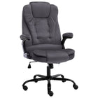 Office chair velvet dark grey