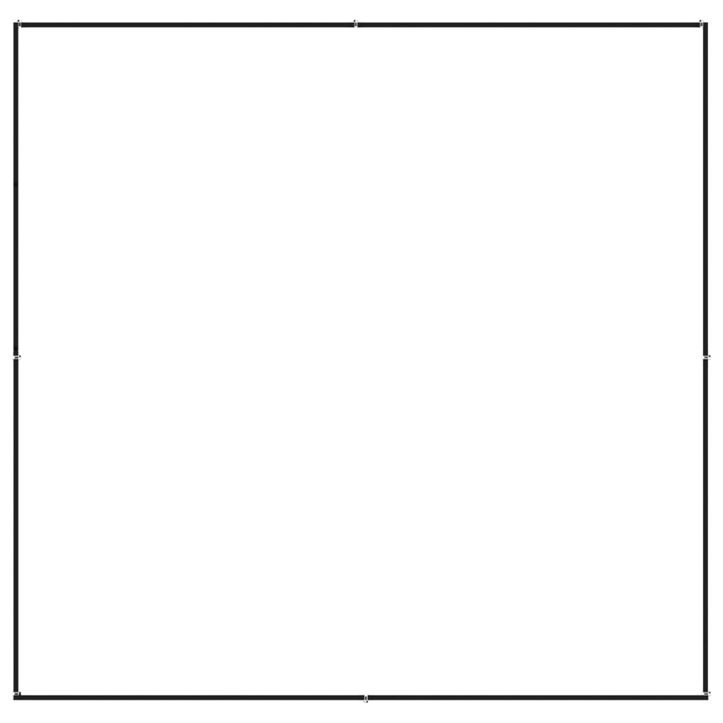 Hondenkennel 4 M² Staal 200 x 200 x 70 cm Zwart