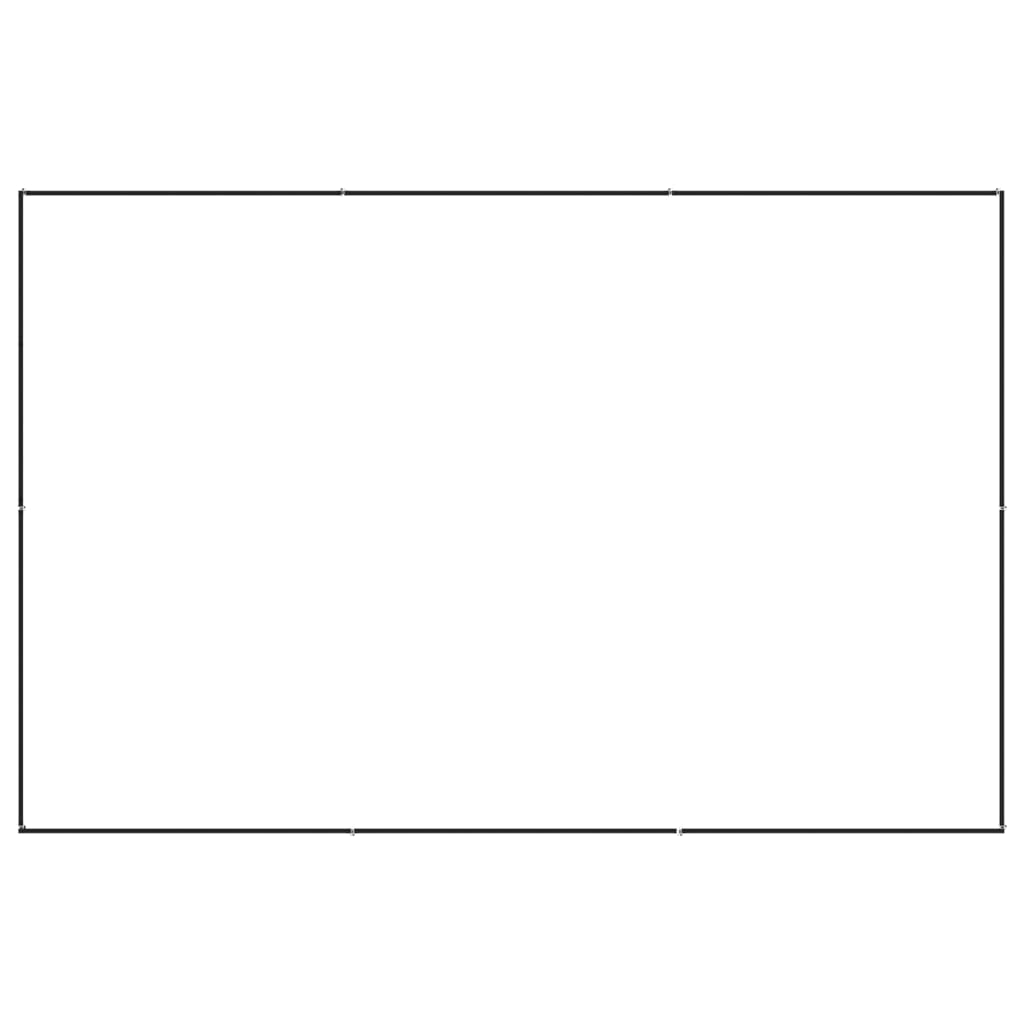 Hondenkennel 6 m² staal zwart 300 x 200 x 70 cm Zwart