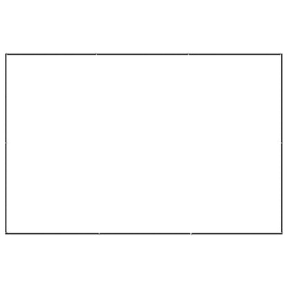 Hondenkennel 6 m² staal zwart 300 x 200 x 70 cm Zwart