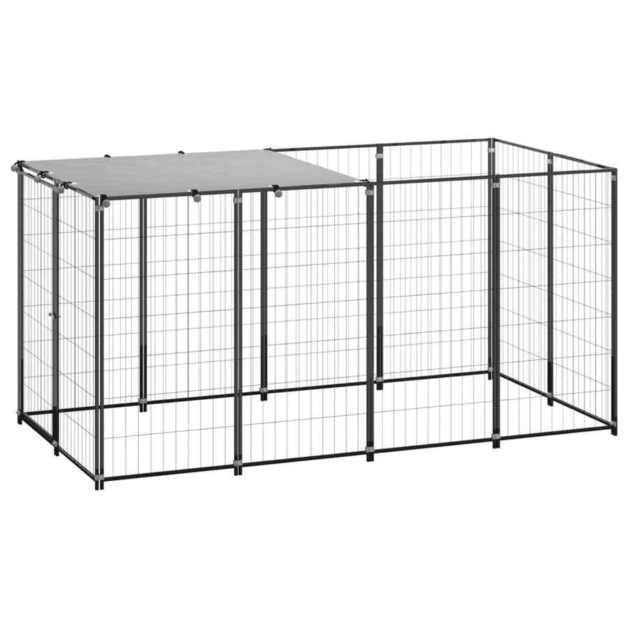 Hondenkennel 2,42 M² Staal 220 x 110 x 110 cm