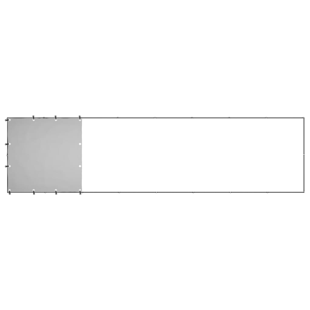 Hondenkennel 4,84 m² staal zwart 440 x 110 x 110 cm Zwart