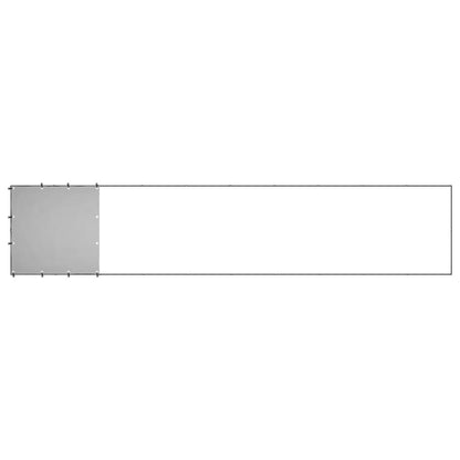 Hondenkennel 6,05 m² staal zwart 550 x 110 x 110 cm Zwart