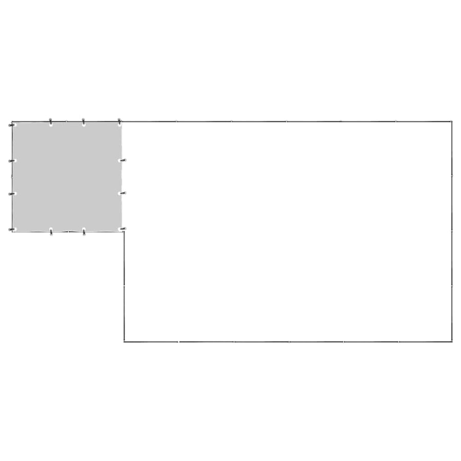 Hondenkennel 8,47 m² staal zwart 8.47 m² Zwart