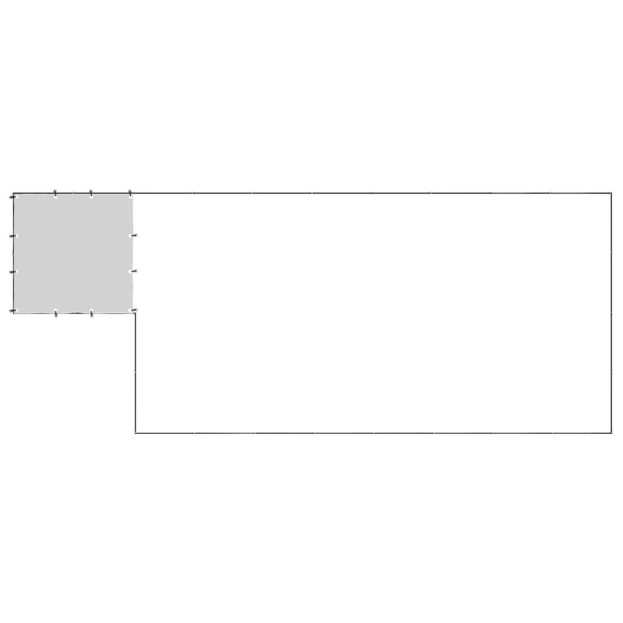 Hondenkennel 10,89 m² staal zwart 10.89 m² Zwart