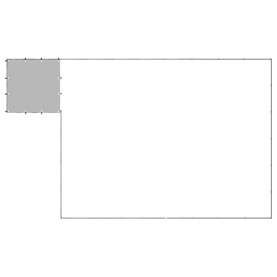 Hondenkennel 15,73 m² staal zwart 15.73 m² Zwart