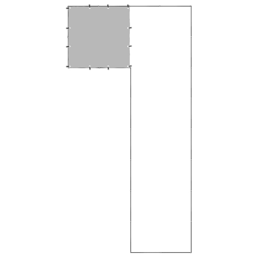 Hondenkennel 6,05 M² Staal 6.05 m² Zwart