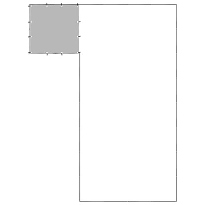 Hondenkennel 10,89 m² staal zwart 10.89 m² Zwart